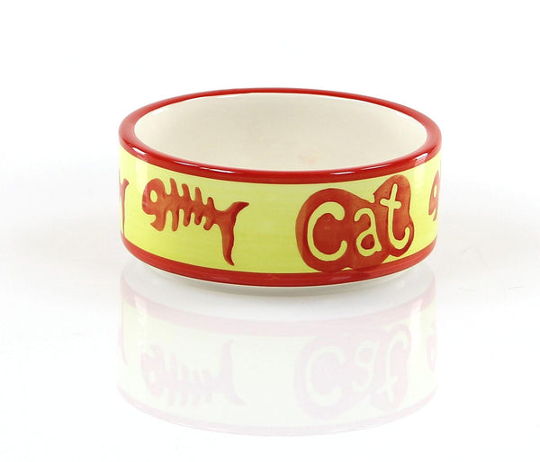Cat Bowl Ceramic Cat