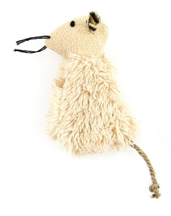 Souris en peluche avec herbe à chat