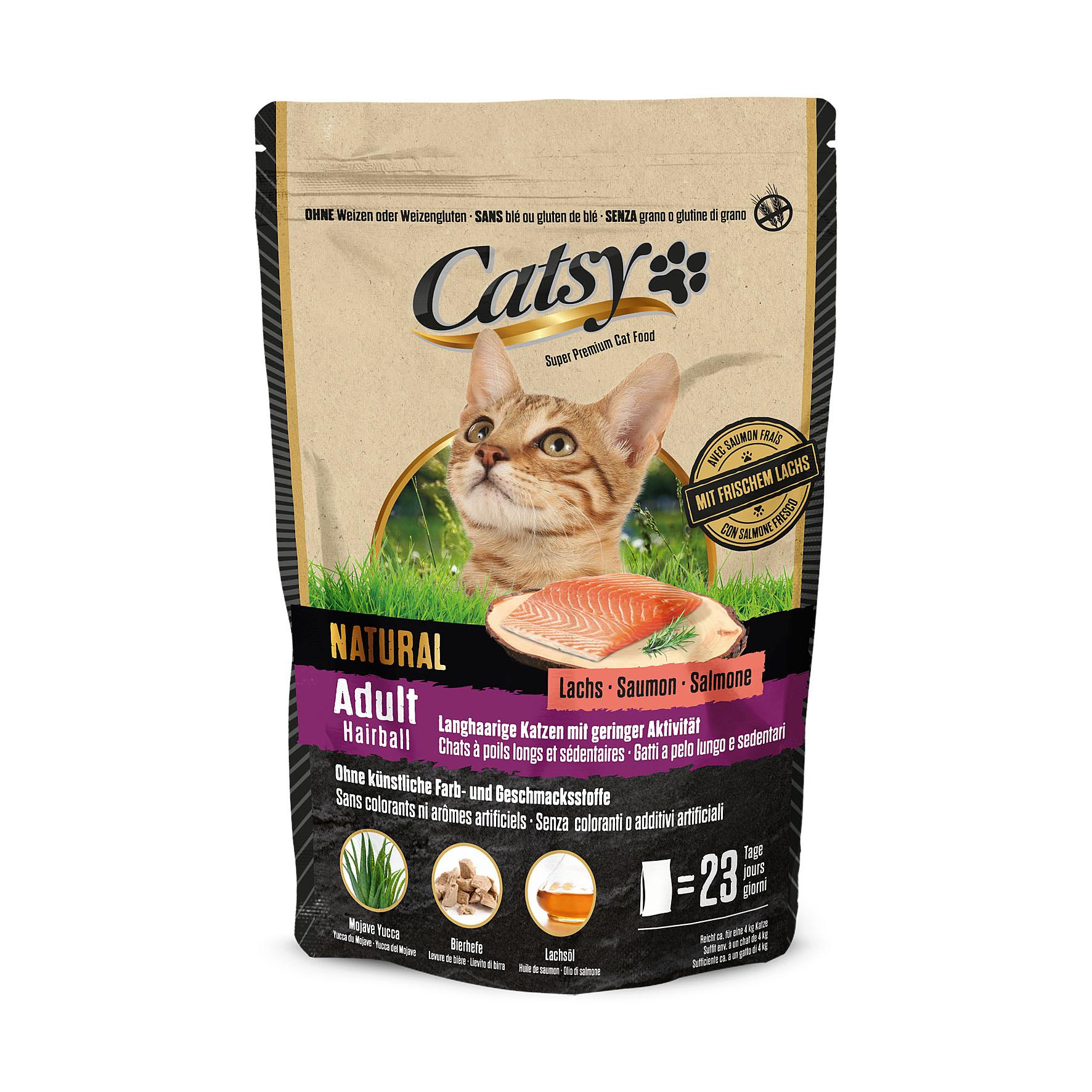 Catsy Adult Hairball Salmon Nala und Luna dein Shop für dich und