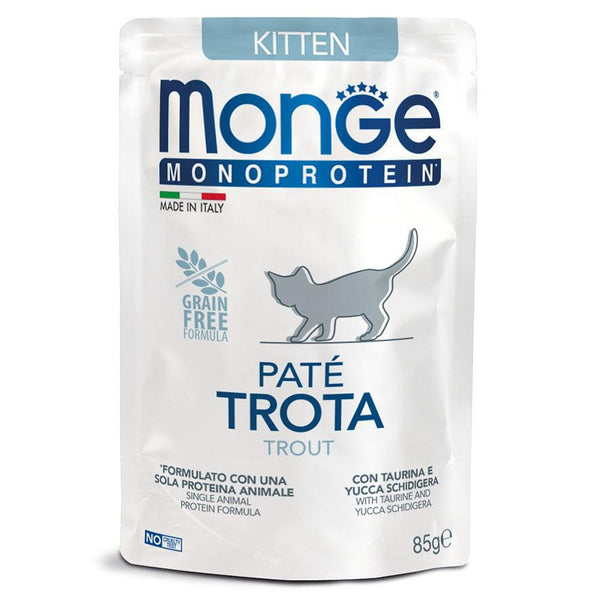monge Monoprotéine Kitten Paté Truite