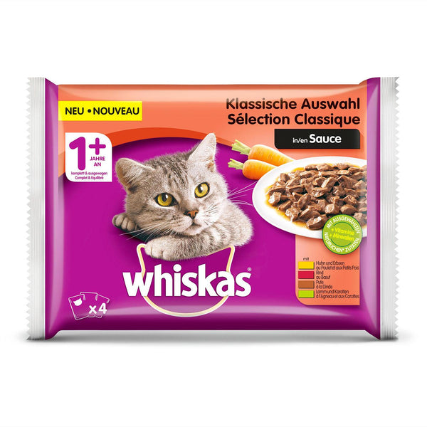 Whiskas 1+ Selezione in salsa Selezione di carne