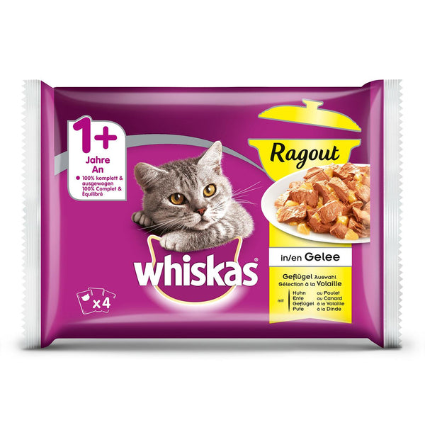 Whiskas 1+ Ragoût Volaille Sélection