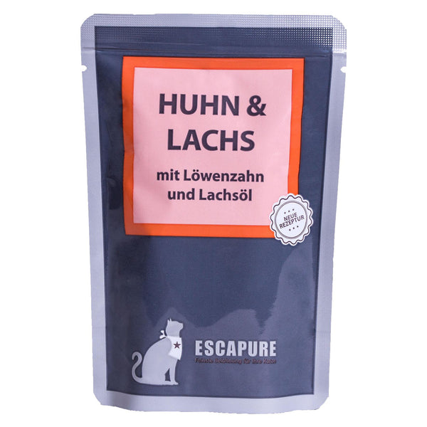 ESCAPURE Huhn & Lachs mit Löwenzahn