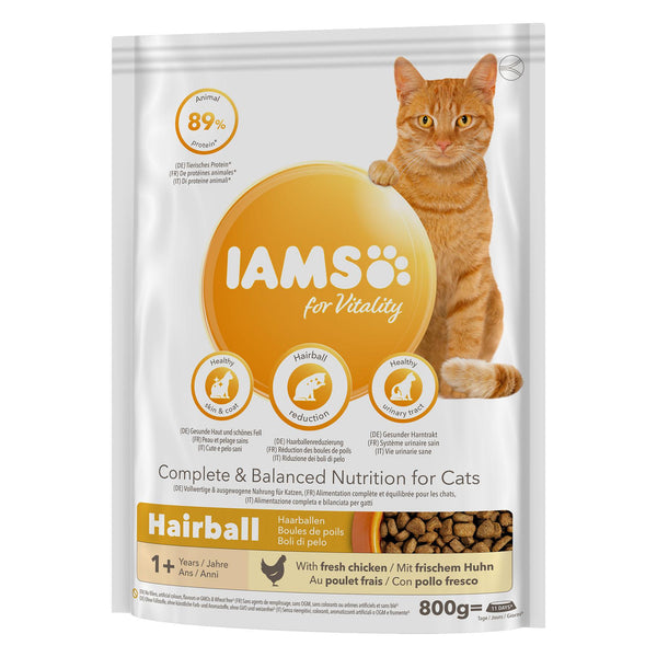 Iam's Adult Hairball Poulet