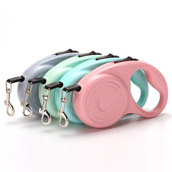 Flexible dog retractable leash