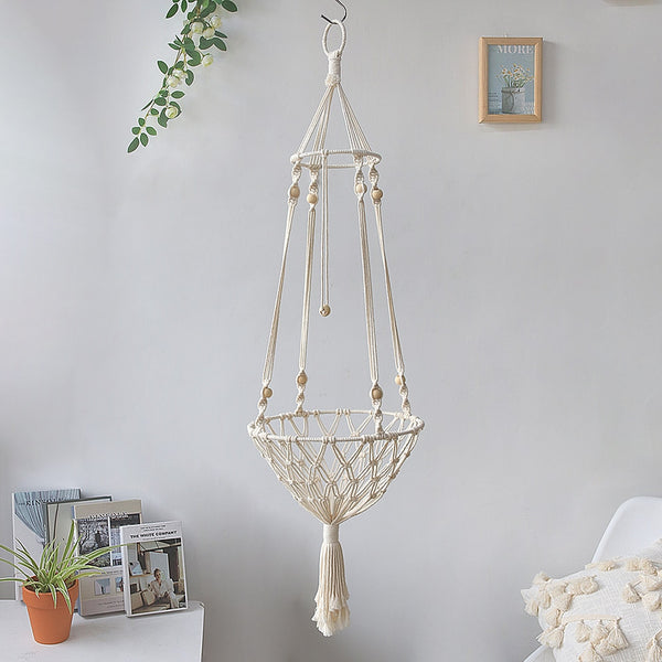 Macrame cat swing