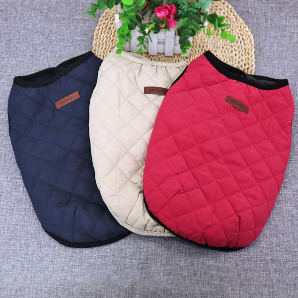 Quilted vest for cats and small dogs