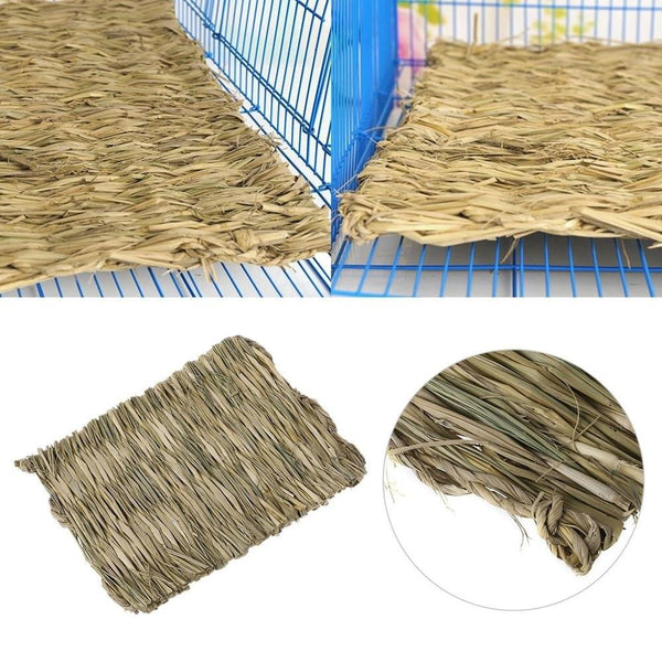 Grass mat for rodents