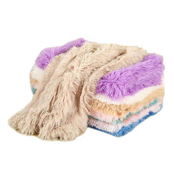 Fluffy pet blanket