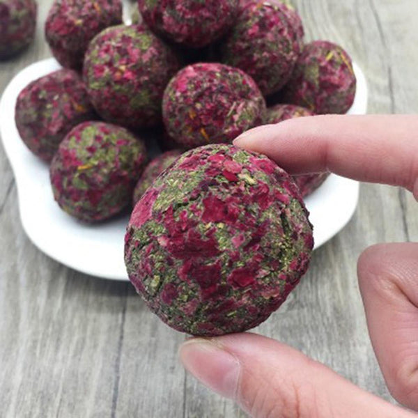 Boules à grignoter en herbe