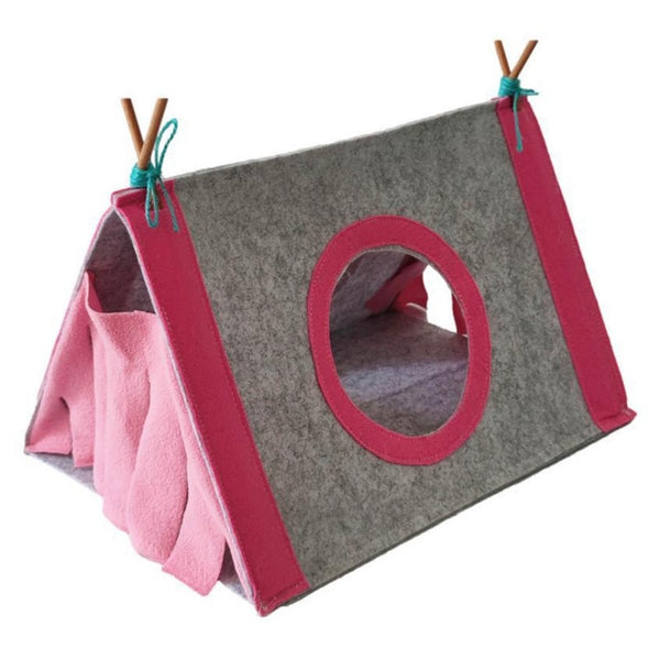 Felt tent for rodents