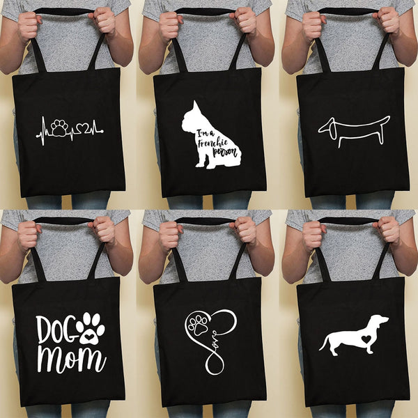 Shopping Bag with Dog Design