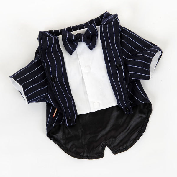 Suit with pinstripe