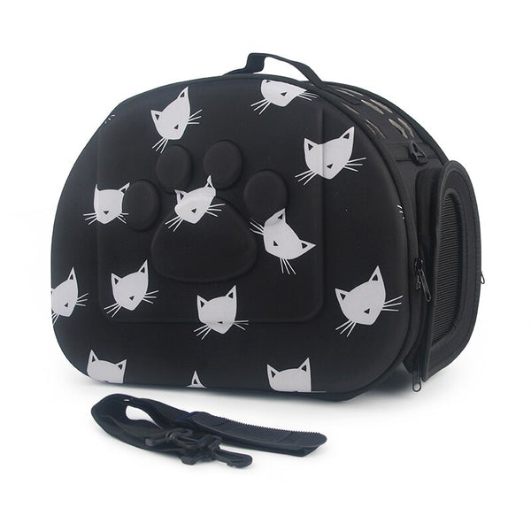 Large foldable carrier bag for cats