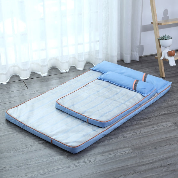 Cooling mat with pillow