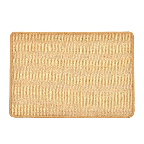 Flexible sisal scratch mat