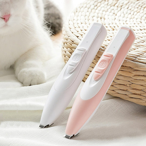 Electric trimmer for face and paw hair