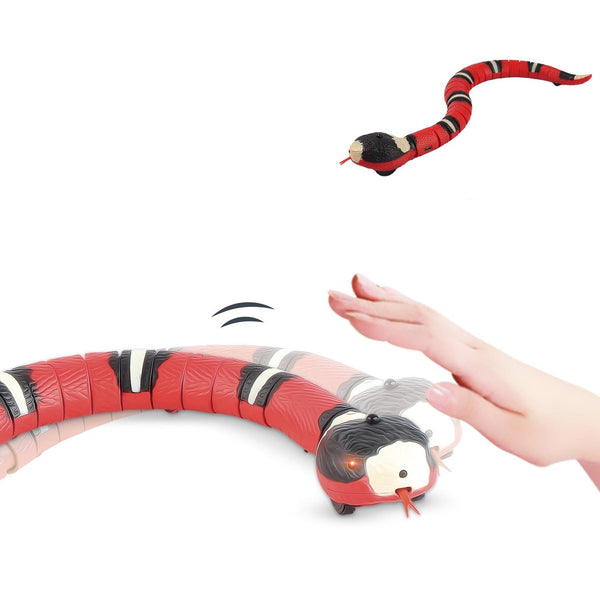 Serpente elettrico - giocattolo interattivo per gatti
