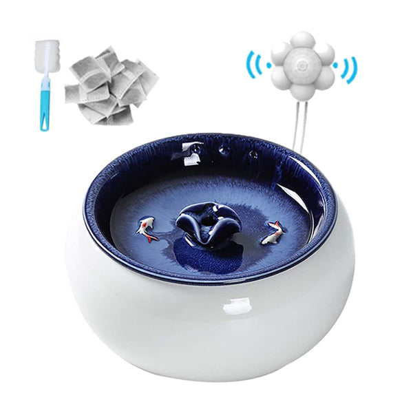 Ceramic electric drinking fountain filter