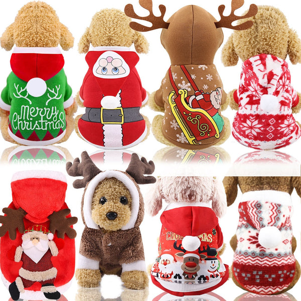 Weihnachtskostüm für kleine Hunde