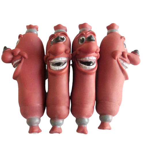 Laughing squeaky sausages