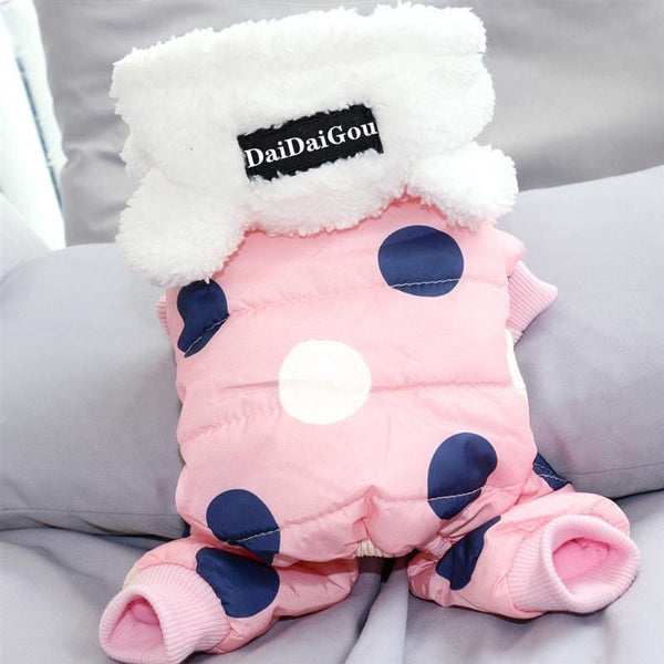 Polka Dot Snowsuit