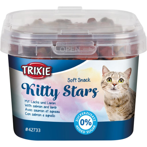 6x Soft Snack Kitty Stars