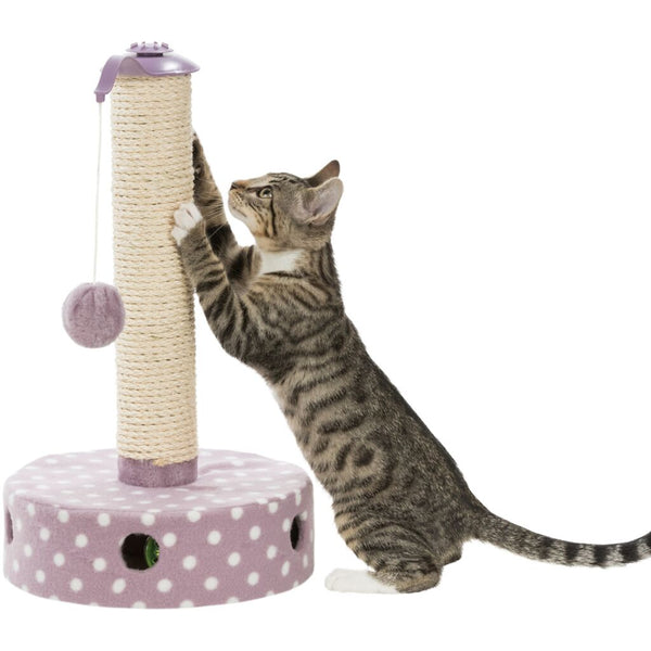 Junior scratching post, fleece, 47 cm, lilac