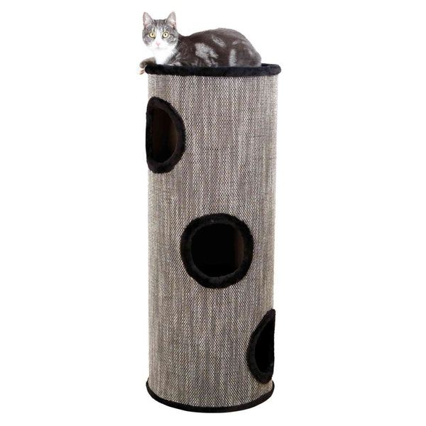 Cat Tower Amado, 100 cm, mottled black/black