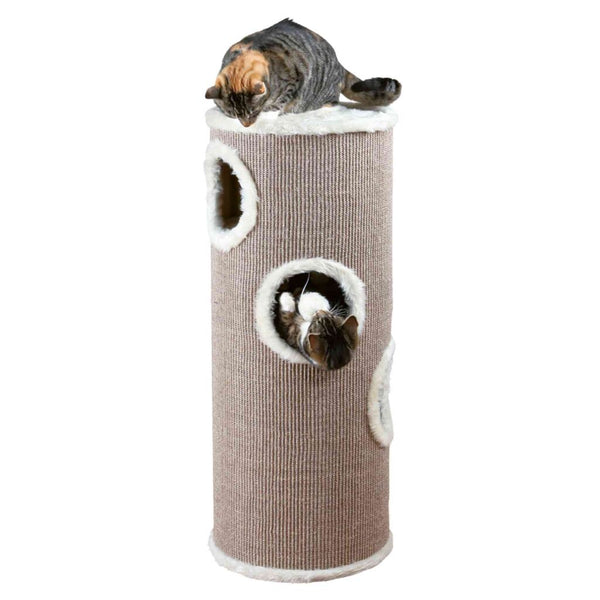 Cat Tower Edoardo, 100 cm, taupe/cream