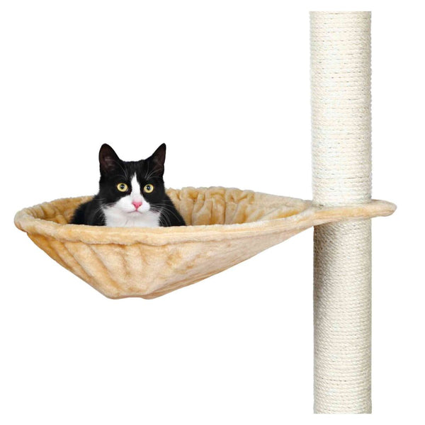 Cradle for scratching posts, large, long-haired plush