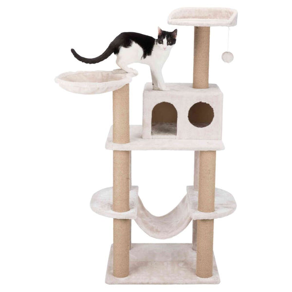 Cat tree Federico, 142 cm, light grey