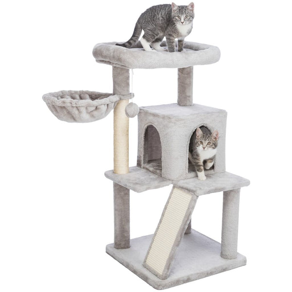 Junior cat tree Pepito, 98 cm, grey