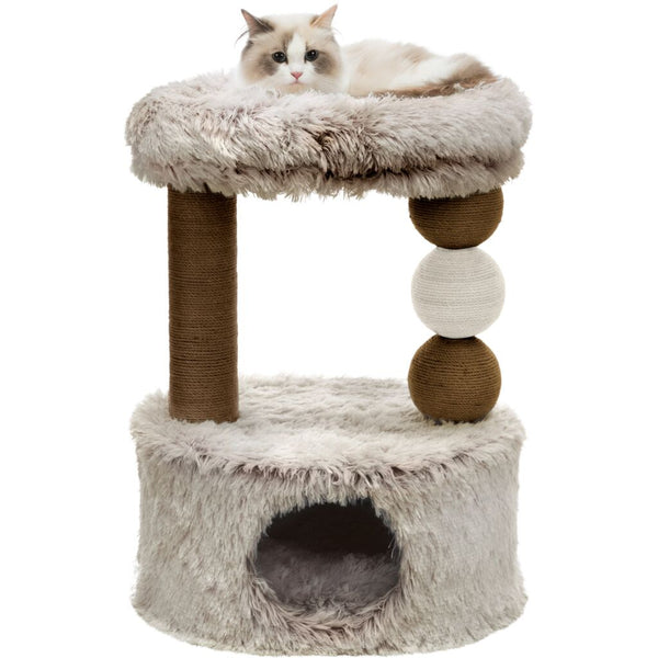 Arbre à chat Harvey, 73 cm, blanc-marron