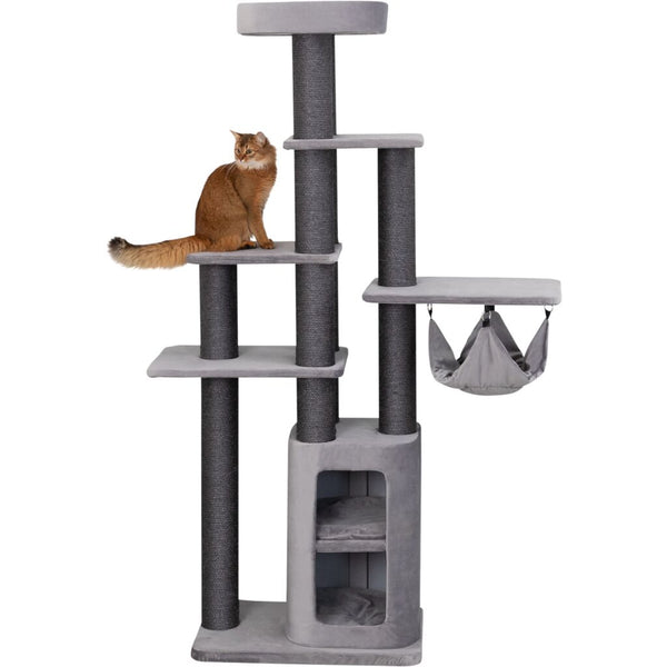 Cesare scratching post, 186 cm, grey