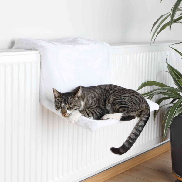 Cradle for radiators, plush, 45 × 24 × 31 cm, off-white