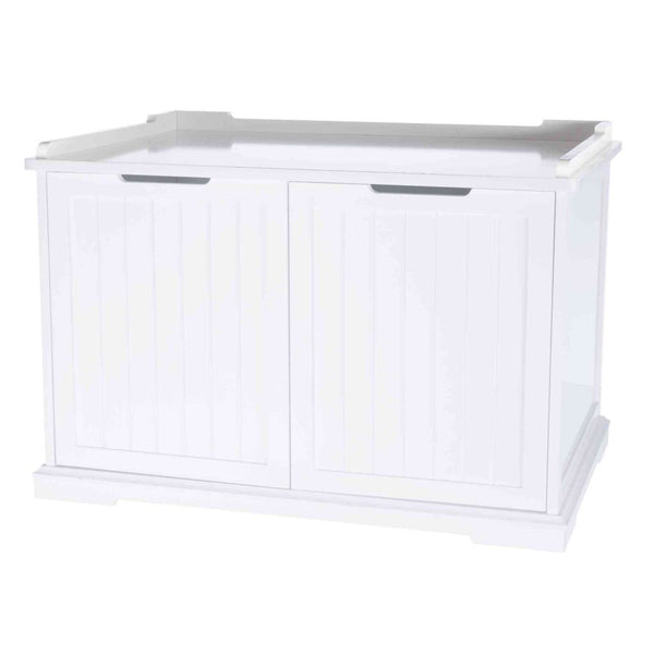 Cat house for litter box XL, 75 × 51 × 53 cm, white