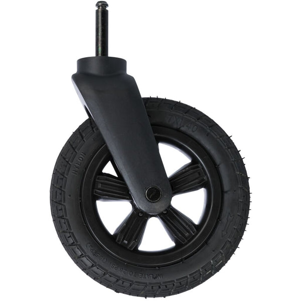 Buggy front wheel for bicycle trailers