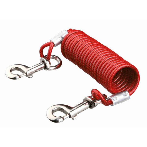 Corde de triage avec câble spiralé, 5 m, rouge