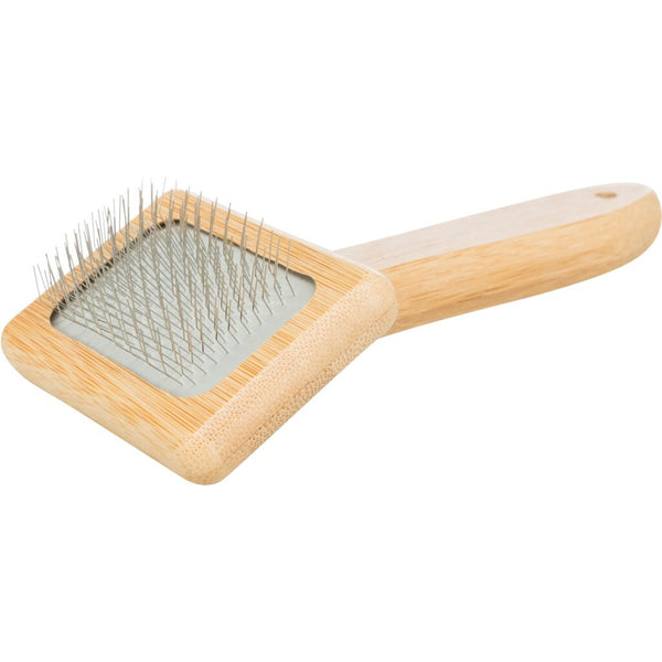 Soft brush, bamboo/metal