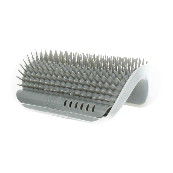 Corner massage brush, cat, 8×13 cm