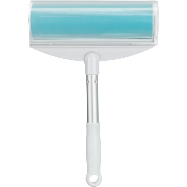 Rouleau anti-peluches XXL, silicone, 20 × 30 cm, blanc/turquoise