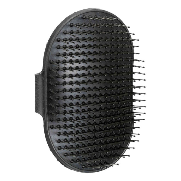 Grooming comb, rubber, 8×13 cm