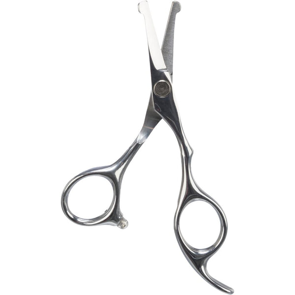 2x ciseaux visage et pattes professionnels, acier inoxydable, 13 cm