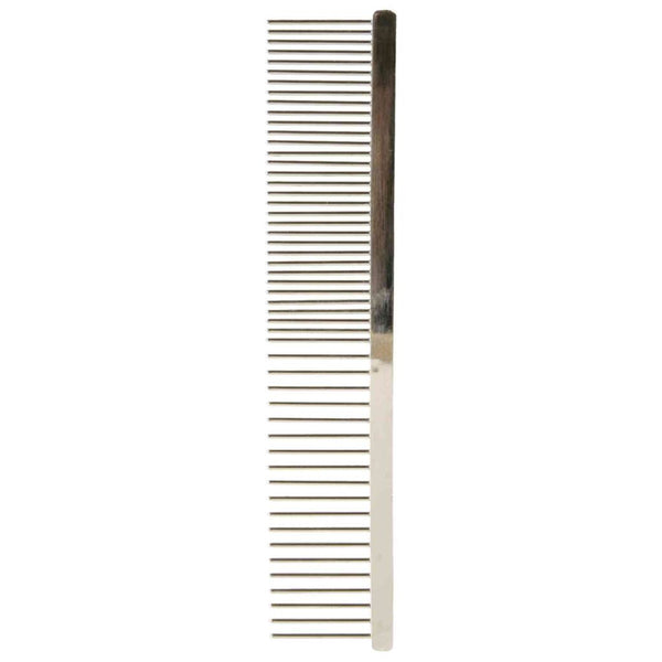 Comb, medium/coarse, metal, 16 cm