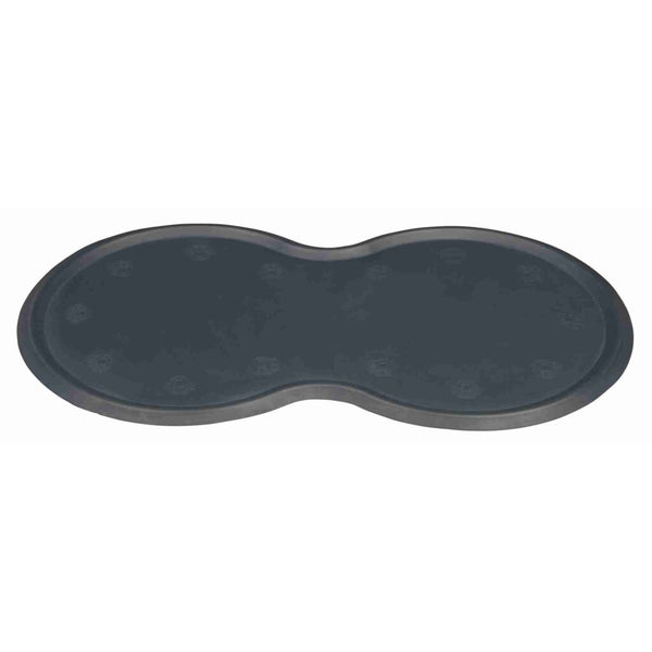 2x bowl mat, natural rubber, 45×25 cm
