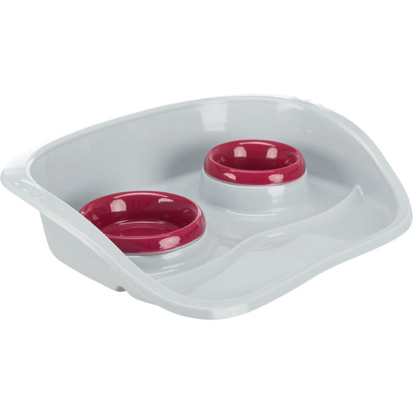 Bowl set, plastic, 0.25 l/ø 9 cm &amp; 0.3 l/ø 11 cm/46×11×30 cm