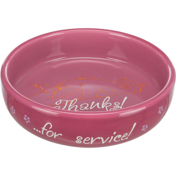 Bowl, shallow, Thanks for Service, ceramic, 0.3 l/ø 15 cm