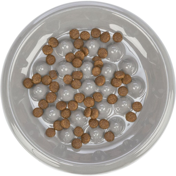 Slow feeding bowl, ceramic, 0.25 l/ø 18 cm, white