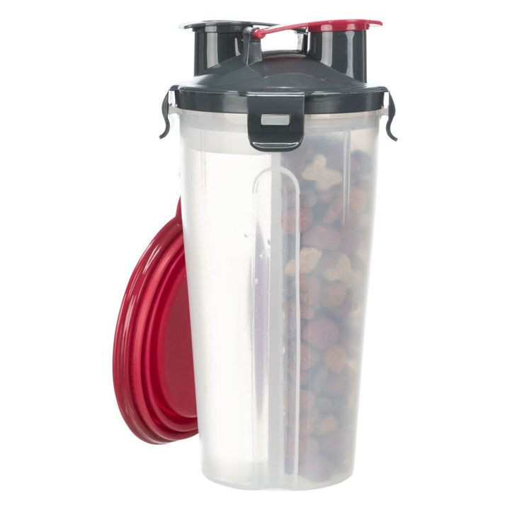 Trixie - Gourde avec Ecuelle pour Chien - 0,55L